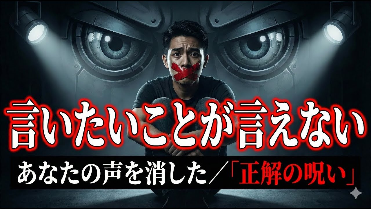 【自己否定】言いたいことが言えない。あなたの声を消した「正解の呪い」