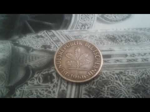1 Pfennig 1966 Germany F Coin Of The Word