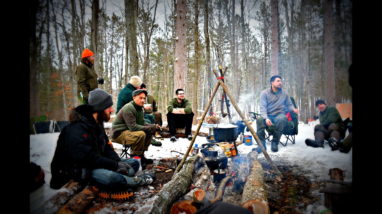 Winter Camping in Michigan. - YouTube