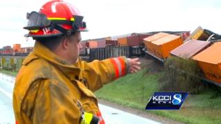 Two trains collide in Iowa
