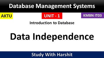 Data Independence || Notes || Database Management Systems