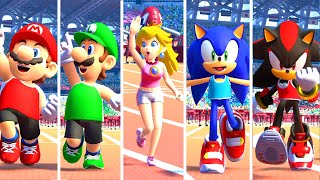 【マリオ＆ソニック東京2020オリンピック】陸上競技 110mハードル (全キャラクター)