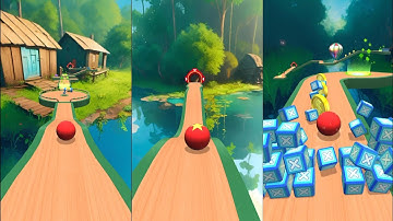 Going Balls Super SpeedRun GamePlay Hard Level 032-035 Walkthrough Challenge | Android/iOS Games