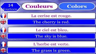 Conversation anglais pour apprendre les couleurs