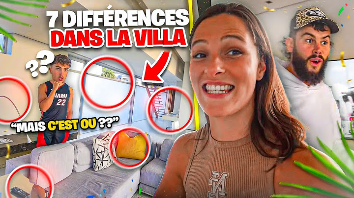 Jeux des 7 différences dans la villa (on cache 7 choses, les croûtons doivent retrouver)
