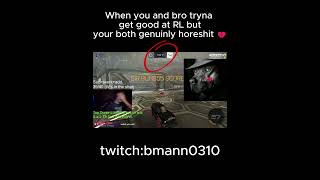 Title of Stream was "Getting Good at RL" ✌️💔 #comeback #live #gaming #twitchstream #funny #fyp