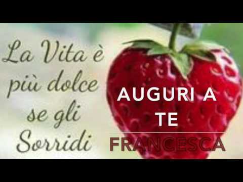 Auguri Buon Onomastico Francesca