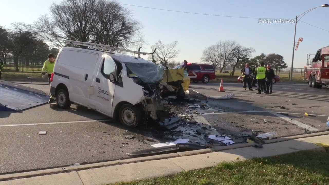 Niles Extrication Accident at Milwaukee Avenue and Greenleaf Street