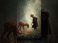 baby boy feeding Deer 🦌 #wildlife #babyshorts #deer #nature #trending