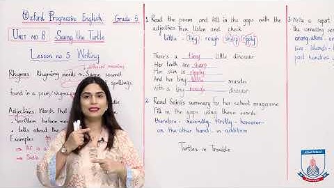 Class 5 - English - Unit 8 - Lecture 5 - Allied School