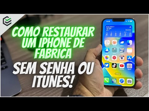 COMO RESTAURAR UM IPHONE SEM SENHA E SEM O ITUNES | 3 METODOS