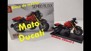 Venda Sembo 886pcs Mecânica De Motos Blocos De Construção Da