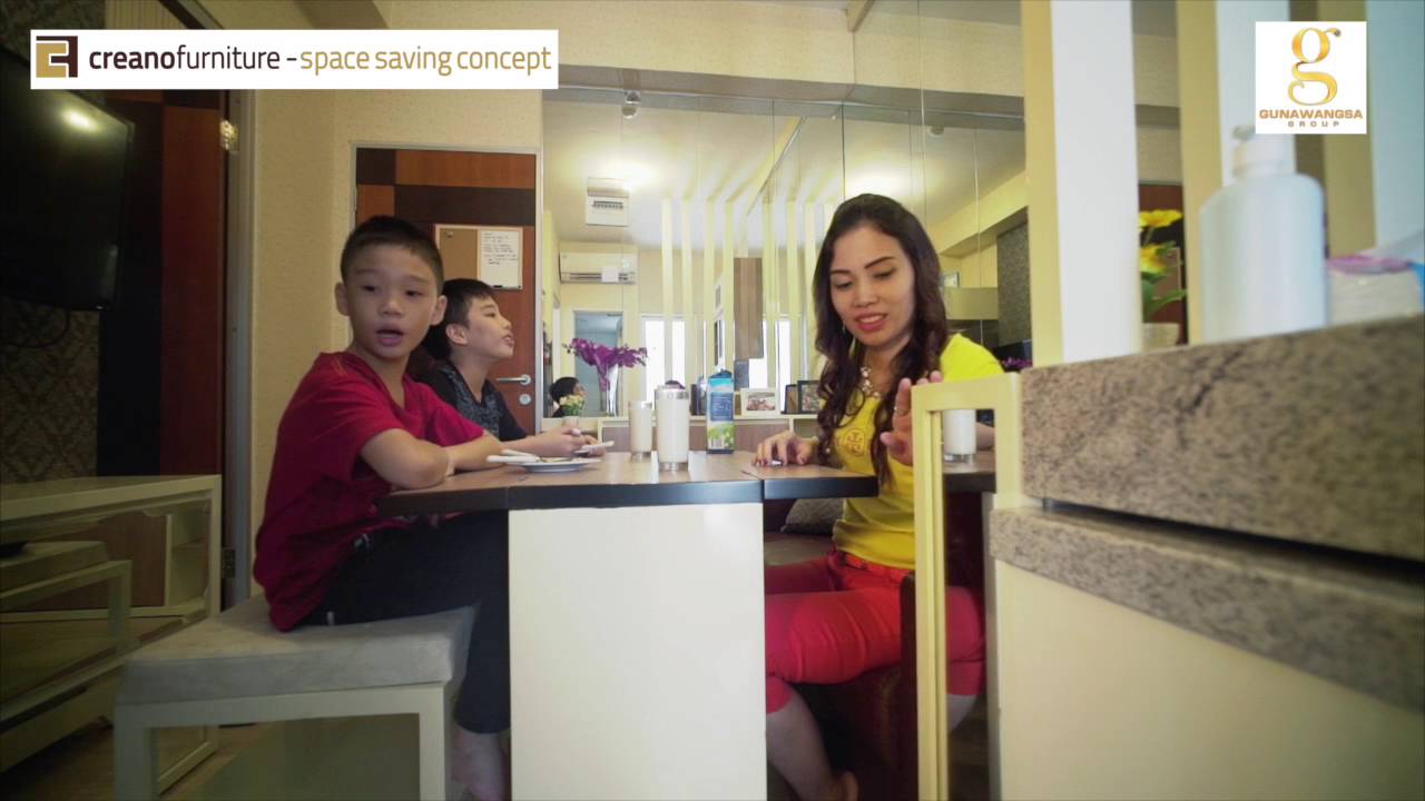 Creano Space Saving Concept Apartment Gunawangsa Merr 2 Bed Room