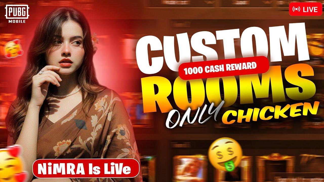 PUBG MOBILE LIVE CUSTOM ROOM UC &  CASH REWARD ROOMS🤡🔥 |