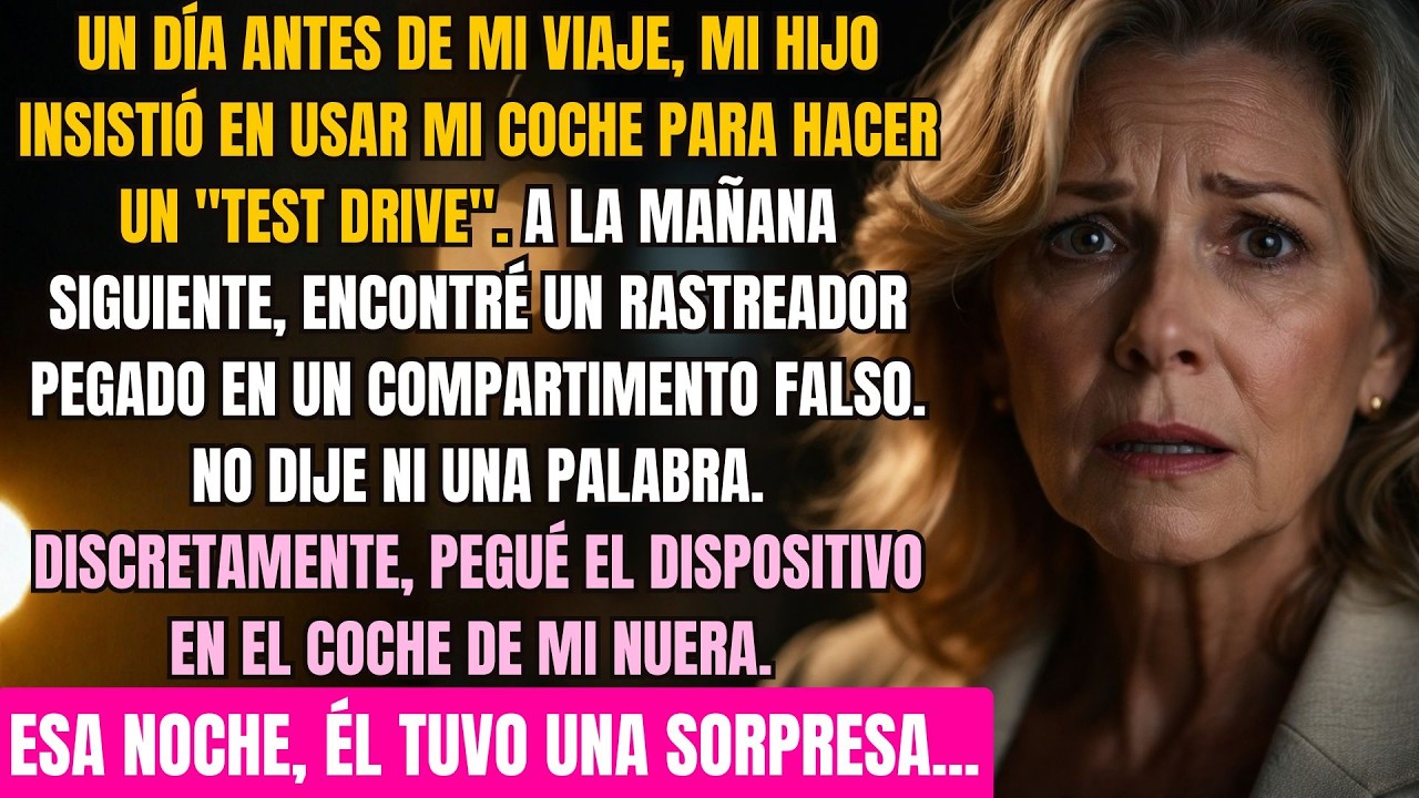Mi HIJO Puso RASTREADOR en Mi COCHE; y se lo PEGUÉ a Mi NUERA 😏...
