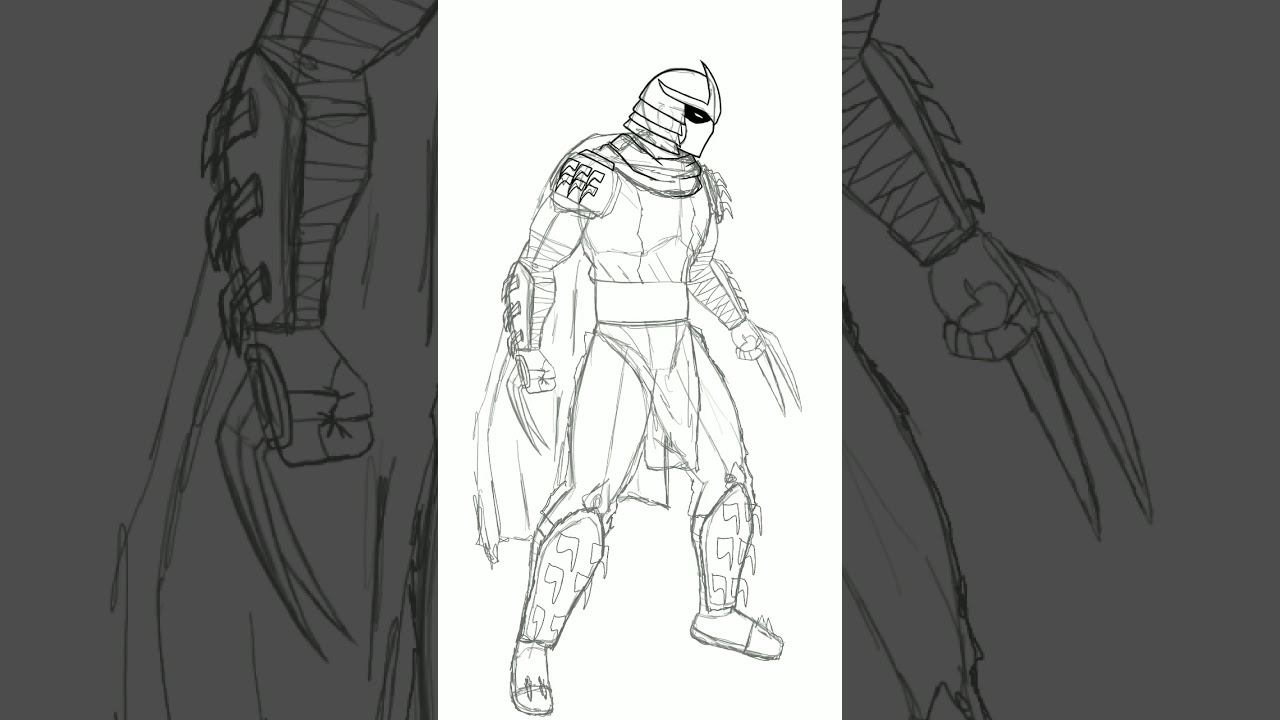 Shredder digital art timelapse 