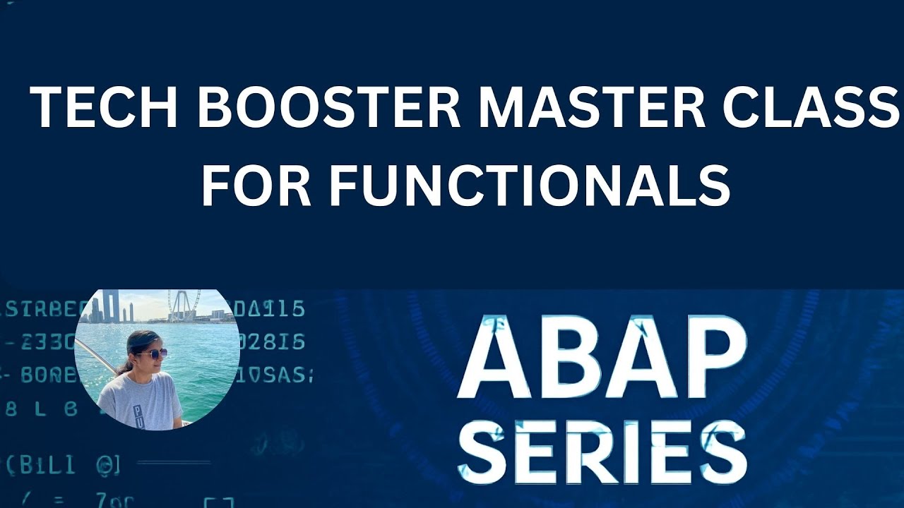 Tech Booster Master Class - RICEF FOR FUNCTIONALS