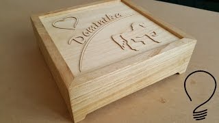 Wooden gift box Idea. (Part 3) Making the box.Materials used: 18mm Paulownia wood and some 4mm plywood. My website: https://