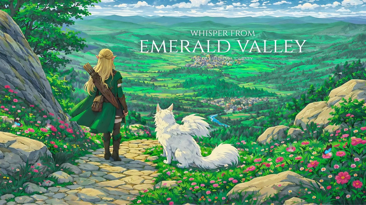 Fantasy Medieval Journey Music for Relaxation and Adventure | Whisper From Emerald Valley