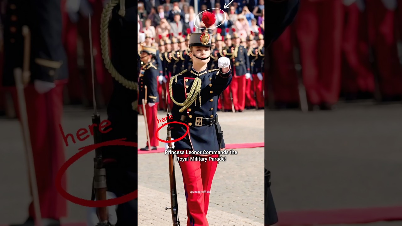 Princess Leonor Commands the Royal Military Parade!