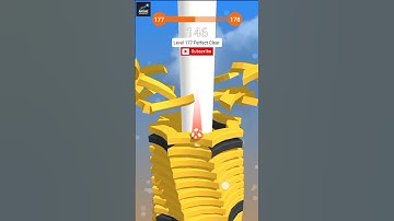 Stack Ball 🔥 Level 177 Perfect Clear in One Go 😱 | Insane Speed Run! #gaming #stackball #games