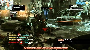Gears of War 3 - Multiplayer - Beast Mode - Gridlock Part 1