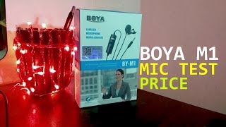 Boya M1 For Youtubers | Mic Review Unboxing | Boya M1 Mic Price in Pakistan | Boya M1 Mic test |