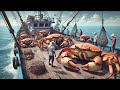 AMAZING King Crab Catching | Discover The Fishing of Tons of Alaskan Red King Crab | TAO Farm