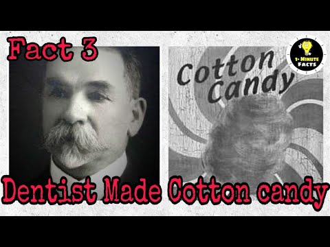 Cotton candy was invented by a dentist