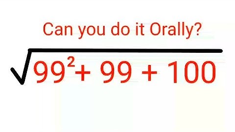 A genius can do it ORALLY! Can you?