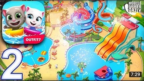 talking Tom pool level 101-102and103 gameplay now the levels are tuff