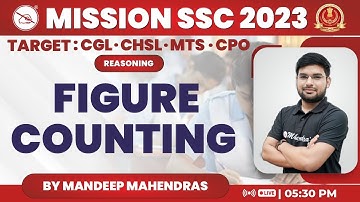 Mission SSC 2023 | Figure Counting | Reasoning | Mandeep Mahendras