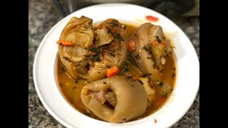 HOW TO MAKE COW LEG  (UKWU EFI) PEPPER SOUP| EASIEST STEP BY STEP GUIDE| DETAILED 2020