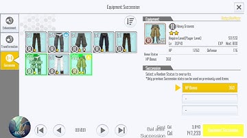 [SAO: IF] Blacksmith: Equipment Succession