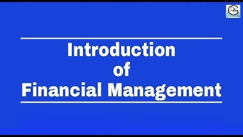 Introducion  | Financial Management | Part-1 | CA/CS/CMA | By Mohan Gupta | DK Gola Classes