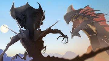 Queen Xenomorph VS Reaper Queen - Animation