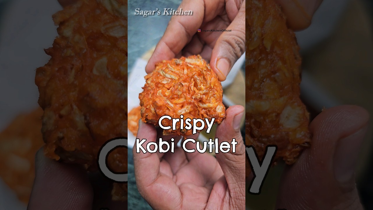Crispy Patta Gobhi Cutlet #Shorts