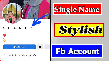 How to make stylish single  name on fb | Facebook par single name kaise likhe | Smile name on fb