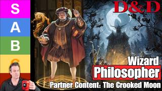 D&D 5.5: New Philosopher Wizard Subclass - Crooked Moon - Partner Content
