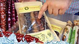 Сравнение грузинских сникерсов (чурчхелы). NutVinograd VS Мцыри VS Сёмушка Сравнение грузинских сникерсов (чурчхелы). NutVinograd VS Мцыри VS Сёмушка