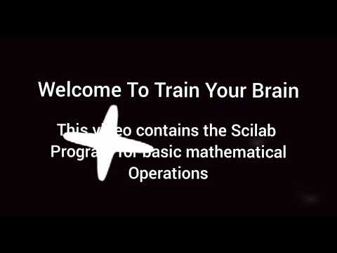 Scilab: Part 1: Mathematical Operations