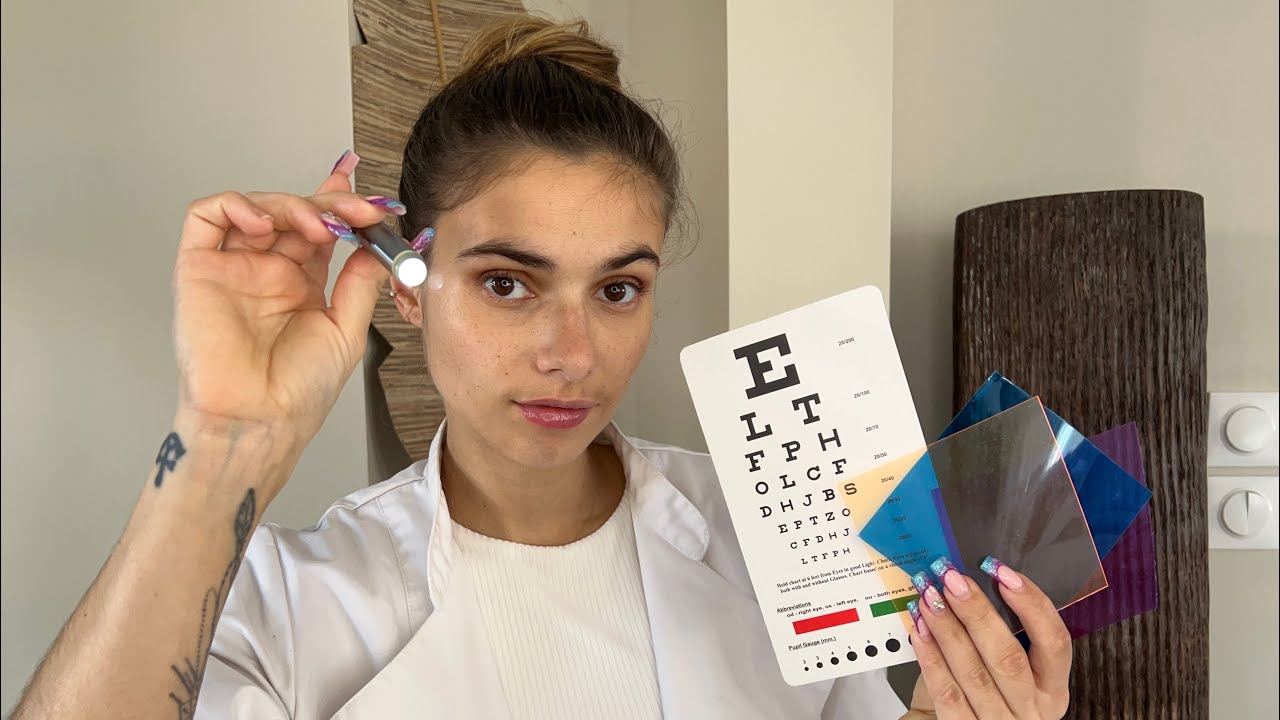 [ASMR RP] EXAMEN DES YEUX & TESTS 