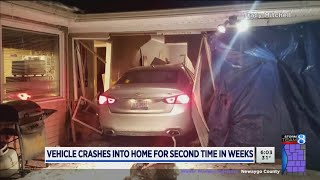 Deja vu: 2nd vehicle crashes into house near Galesburg