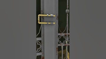 Manual gate latch 🔐 design idea 💡 #shorts