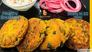 Healthy Breakfast Recipe | Veg. Kebab Recipe | Easy to make Recipe