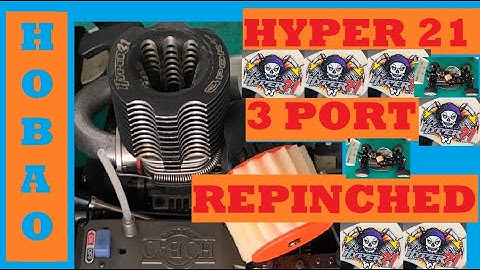 REPINCHED Hyper 21 3 port (Hobao Hyper 7 TQ) CorporateNitro Engine EP15