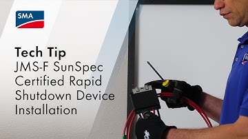 JMS-F SunSpec Certified Rapid Shutdown Device Installation