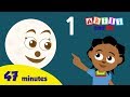 Count the Moon, Sun and Stars! - African Cartoon | 46 minute of educational songs from Akili and Me!