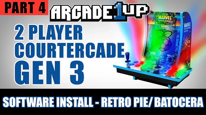 Arcade 1up Gen 3 Courtercade - Finishing Software- RetroPie/Batocera Install Beginner Setup - PART 4