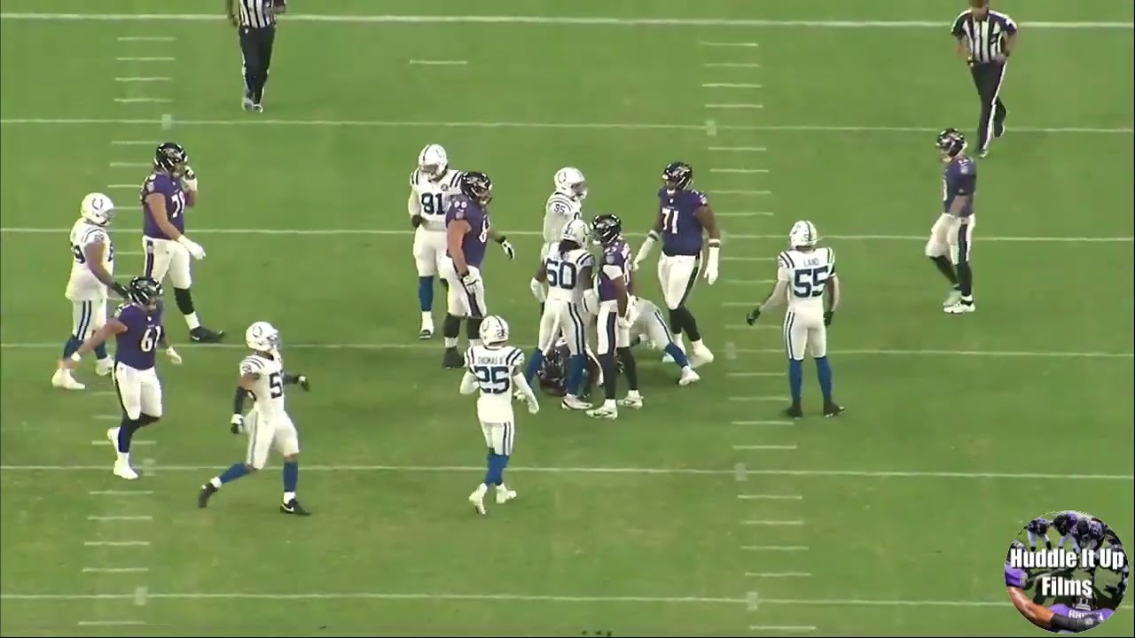 Ben Cleveland - Ravens vs Indy - Preseason Snaps